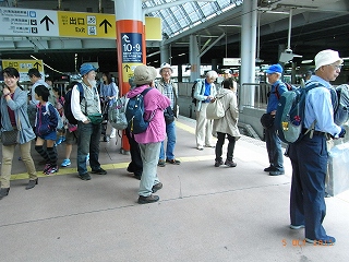 箱根登山鉄道小田原駅の皆さん